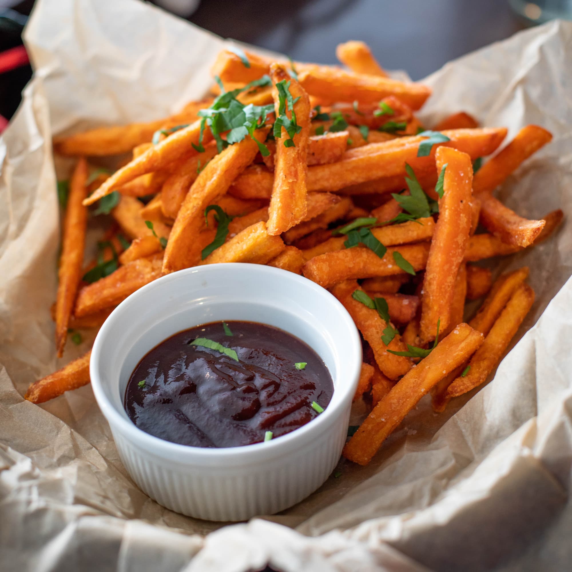 Süßkartoffel Pommes